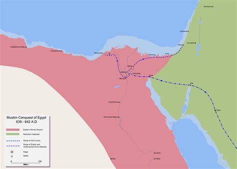 The Muslim Conquest of Egypt;  A Turning Point in Byzantine History and the Dawn of Islamic Rule in North Africa